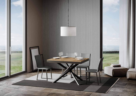Itamoby, Tavolo Famas Evolution Allungabile Quercia Natura 90x120 allungato 224