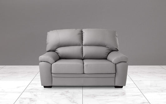 Dafne Italian Design Divano a 2 posti. Similpelle Ash (cm. 155 x 90 x 95h)