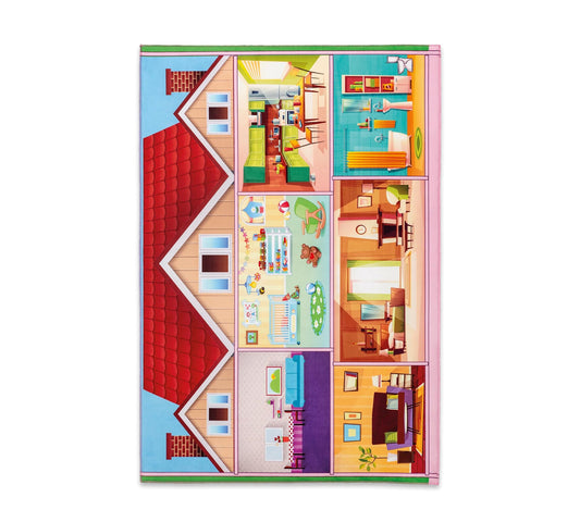Dafne Italian Design Tappeto Soft Play House (100x150 Cm)