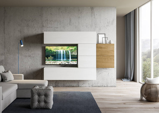 Dafne Italian Design Libreria Composizione A24 L.234 H.160 P.39,5