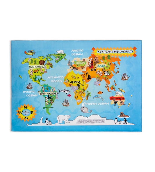 Dafne Italian Design Tappeto Soft Gravity World (100x150 Cm)
