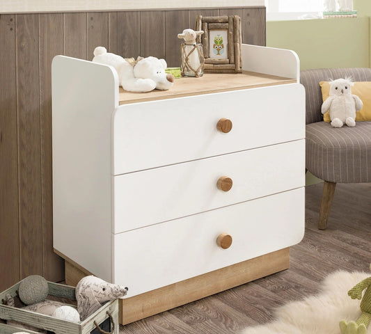 Dafne Italian Design Comò con Scrivania Natura Baby