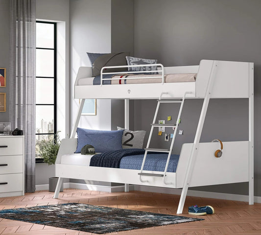 Letto a Castello Grande Bianco (90x200-120x200 Cm)