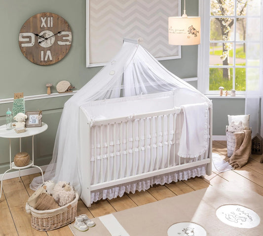 Dafne Italian Design Lettino Dondolo per Bebe Bianco (70x130 Cm)