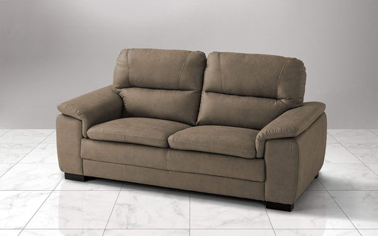 Dafne Italian Design Divano a 3 posti. Tessuto Manila Elephant (cm. 198 x 95 x 94h)