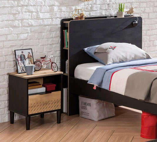 Dafne Italian Design Comodino Black