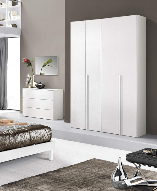 Camera Completa - Effetto Bianco larice (cm. 161 x 52 x 236h)