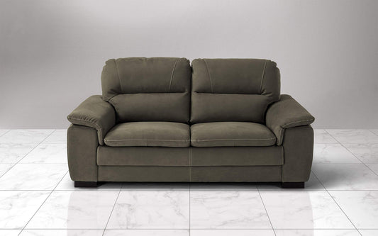Dafne Italian Design Divano a 3 posti. Tessuto Soft Elephant (cm. 198 x 95 x 94h)