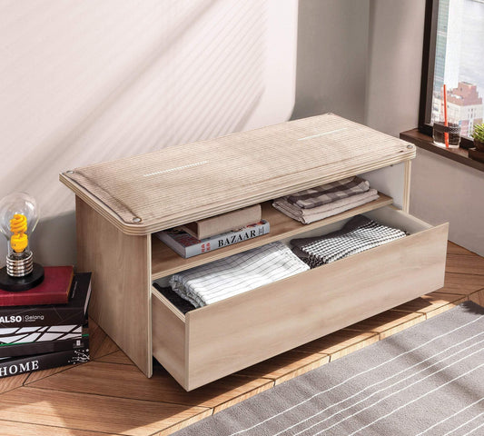 Dafne Italian Design Duo Ottoman con Comò