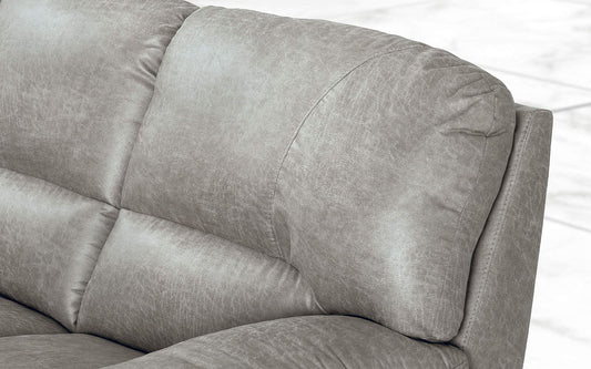 Dafne Italian Design Divano a 2 posti. Tessuto Tay Tay Light Grey (cm. 159 x 92 x 92h)