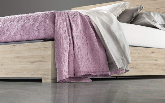 Dafne Italian Design Letto matrimoniale con contenitore in legno, rete ortopedica a doghe - 169 x 203 x 94h.