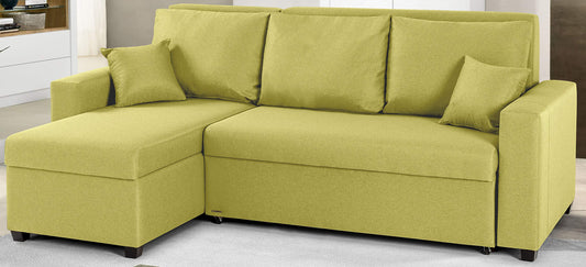 Dafnedesign.com - Divano angolare - Colore: verde. Dimensioni: cm. 230 x 140 x 87h (STD)