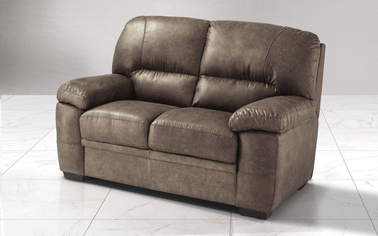 Dafne Italian Design Divano a 2 posti. Tessuto Tay Tay Toffee (cm. 159 x 92 x 92h)