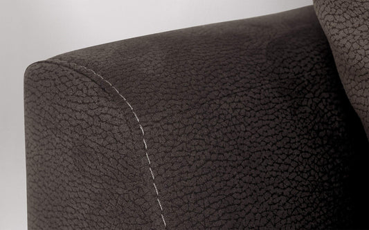 Dafne Italian Design Divano 2 posti. Tessuto Terra, Fango (cm. 203 x 99 x 91h)