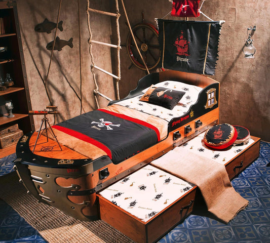 Dafne Italian Design Letto Nave Pirate (90x190cm)
