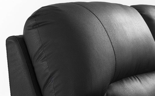 Dafnedesign.Com - Divano Letto 3 posti con penisola a Destra - Colore: Nero - cm. 252 x 160 x 92h