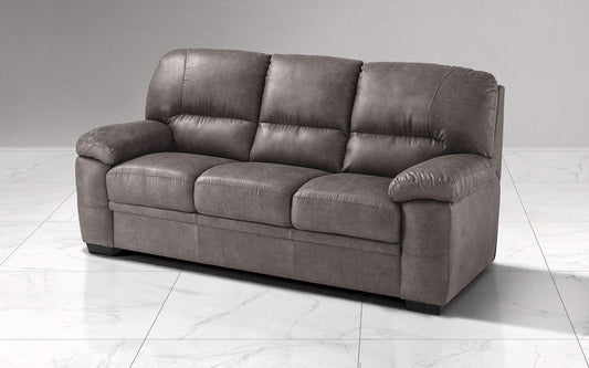 Dafne Italian Design Divano a 3 posti. Tessuto Tay Tay Elephant (cm. 211 x 92 x 92h)