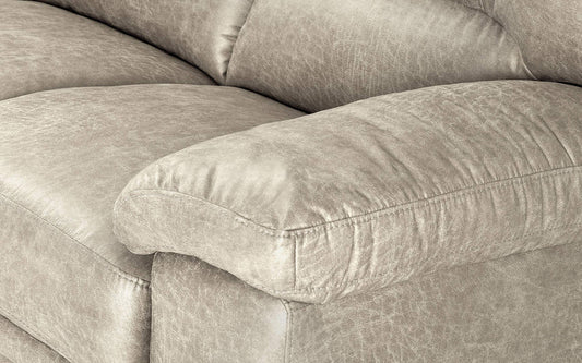 Dafne Italian Design Divano a 2 posti. Tessuto Tay Tay Sand (cm. 156 x 95 x 90h)